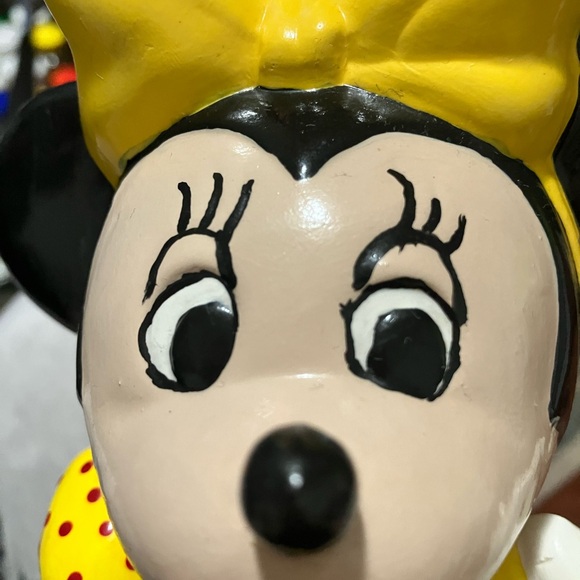 Walt Disney Mickey & Minnie Hand Painted Ceramic Set! Magical Find! ✨ VTG 1970s - Picture 4 of 5